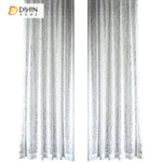 DIHIN HOME European White Lace Sheer Curtain,Grommet Window Curtain for Living Room ,52x63-inch,1 Panel Curtains custom curtains blackout curtains curtains for living room curtain fabric linen curtains