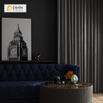 DIHIN HOME Exquisite Black Velvet Printed，Blackout Grommet Window Curtain for Living Room ,52x63-inch,1 Panel Roman Shades Curtains Window Blinds custom curtains blackout curtains curtains for living room sheer curtains curtain fabric linen curtains kitchen curtains velvet curtains pinch pleat curtains bay window curtains outdoor curtains pleated curtains floral curtains dining room curtains kitchen valances drapes for bedroom patio curtains nursery curtains grommet curtains