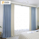 DIHIN HOME Exquisite Blue and Beige Printed,Blackout Grommet Window Curtain for Living Room ,52x63-inch,1 Panel Roman Shades Curtains Window Blinds custom curtains blackout curtains curtains for living room sheer curtains curtain fabric linen curtains kitchen curtains velvet curtains pinch pleat curtains bay window curtains outdoor curtains pleated curtains floral curtains dining room curtains kitchen valances drapes for bedroom patio curtains nursery curtains grommet curtains