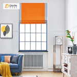 DIHIN HOME Exquisite Orange Printed Roman Shades ,Easy Install Washable Curtains ,Customized Window Curtain Drape, 24"W X 64"H Roman Shades Curtains Window Blinds custom curtains blackout curtains curtains for living room sheer curtains curtain fabric linen curtains kitchen curtains velvet curtains pinch pleat curtains bay window curtains outdoor curtains pleated curtains floral curtains dining room curtains kitchen valances drapes for bedroom patio curtains nursery curtains grommet curtains