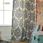 DIHIN HOME Exquisite Pattern Printed，Blackout Grommet Window Curtain for Living Room ,52x63-inch,1 Panel Roman Shades Curtains Window Blinds custom curtains blackout curtains curtains for living room sheer curtains curtain fabric linen curtains kitchen curtains velvet curtains pinch pleat curtains bay window curtains outdoor curtains pleated curtains floral curtains dining room curtains kitchen valances drapes for bedroom patio curtains nursery curtains grommet curtains