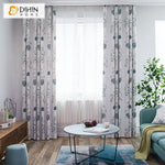 DIHIN HOME Exquisite Plant Printed,Blackout Grommet Window Curtain for Living Room ,52x63-inch,1 Panel Roman Shades Curtains Window Blinds custom curtains blackout curtains curtains for living room sheer curtains curtain fabric linen curtains kitchen curtains velvet curtains pinch pleat curtains bay window curtains outdoor curtains pleated curtains floral curtains dining room curtains kitchen valances drapes for bedroom patio curtains nursery curtains grommet curtains