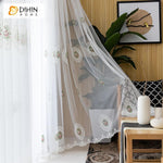DIHIN HOME Exquisite Red Flowers Embroidered,Blackout Grommet Window Curtain for Living Room ,52x63-inch,1 Panel Roman Shades Curtains Window Blinds custom curtains blackout curtains curtains for living room sheer curtains curtain fabric linen curtains kitchen curtains velvet curtains pinch pleat curtains bay window curtains outdoor curtains pleated curtains floral curtains dining room curtains kitchen valances drapes for bedroom patio curtains nursery curtains grommet curtains