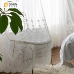 DIHIN HOME Exquisite Solid White Embroidered,Blackout Grommet Window Curtain for Living Room ,52x63-inch,1 Panel Roman Shades Curtains Window Blinds custom curtains blackout curtains curtains for living room sheer curtains curtain fabric linen curtains kitchen curtains velvet curtains pinch pleat curtains bay window curtains outdoor curtains pleated curtains floral curtains dining room curtains kitchen valances drapes for bedroom patio curtains nursery curtains grommet curtains