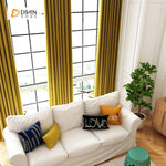 DIHIN HOME Exquisite Yellow Printed，Blackout Grommet Window Curtain for Living Room ,52x63-inch,1 Panel Roman Shades Curtains Window Blinds custom curtains blackout curtains curtains for living room sheer curtains curtain fabric linen curtains kitchen curtains velvet curtains pinch pleat curtains bay window curtains outdoor curtains pleated curtains floral curtains dining room curtains kitchen valances drapes for bedroom patio curtains nursery curtains grommet curtains