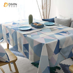 DIHIN HOME Fashion Geometric Printed Tablecloth For Rectangle Tables,Custom Washed Linen Tablecloth,Handmade Rectangle Table Cover Roman Shades Curtains Window Blinds custom curtains blackout curtains curtains for living room sheer curtains curtain fabric linen curtains kitchen curtains velvet curtains pinch pleat curtains bay window curtains outdoor curtains pleated curtains floral curtains dining room curtains kitchen valances drapes for bedroom patio curtains nursery curtains grommet curtains