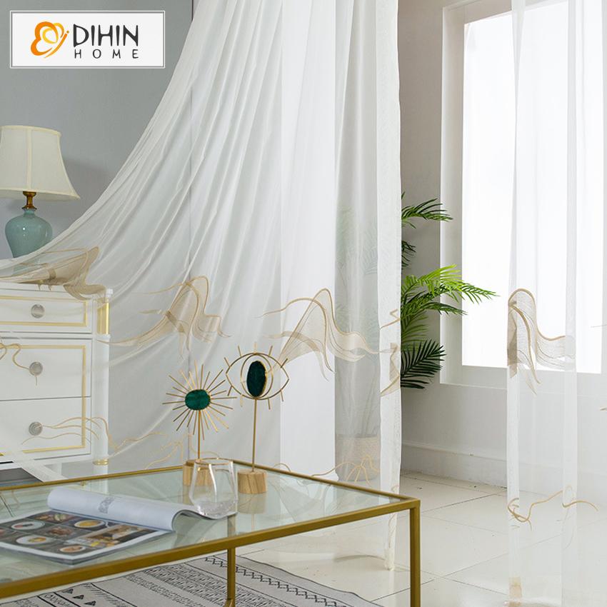 DIHIN HOME Fashion Ink Painting Mountain Peak Tulle,Sheer Curtain, Grommet Window Curtain for Living Room ,52x63-inch,1 Panel Roman Shades Curtains Window Blinds custom curtains blackout curtains curtains for living room sheer curtains curtain fabric linen curtains kitchen curtains velvet curtains pinch pleat curtains bay window curtains outdoor curtains pleated curtains floral curtains dining room curtains kitchen valances drapes for bedroom patio curtains nursery curtains grommet curtains