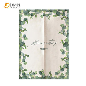 DIHIN HOME Fashion Leaves Printed Japanese Noren Doorway Curtain Tapestry,Cotton Linen,Door Way Curtain Door Hanging Tapestry,33.5''Wx59''L,1 Panel Roman Shades Window Curtains Curtains Window Blinds Curtains Drapes linen drapery curtains and drapes windows drapes custom curtains blackout curtains curtains for living room window shades sheer curtains curtain fabric window treatments custom drapery