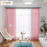 DIHIN HOME Fashion Pinck Color Spliced Curtains,Blackout Grommet Window Curtain for Living Room ,52x63-inch,1 Panel Roman Shades Curtains Window Blinds custom curtains blackout curtains curtains for living room sheer curtains curtain fabric linen curtains kitchen curtains velvet curtains pinch pleat curtains bay window curtains outdoor curtains pleated curtains floral curtains dining room curtains kitchen valances drapes for bedroom patio curtains nursery curtains grommet curtains