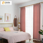 DIHIN HOME Fashion Pink Twill Jacquard,Blackout Grommet Window Curtain for Living Room ,52x63-inch,1 Panel Roman Shades Curtains Window Blinds custom curtains blackout curtains curtains for living room sheer curtains curtain fabric linen curtains kitchen curtains velvet curtains pinch pleat curtains bay window curtains outdoor curtains pleated curtains floral curtains dining room curtains kitchen valances drapes for bedroom patio curtains nursery curtains grommet curtains