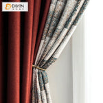 DIHIN HOME Fashion Printed Spliced Curtains，Blackout Grommet Window Curtain for Living Room ,52x63-inch,1 Panel Roman Shades Curtains Window Blinds custom curtains blackout curtains curtains for living room sheer curtains curtain fabric linen curtains kitchen curtains velvet curtains pinch pleat curtains bay window curtains outdoor curtains pleated curtains floral curtains dining room curtains kitchen valances drapes for bedroom patio curtains nursery curtains grommet curtains