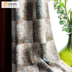 DIHIN HOME Fashion Printed Spliced Curtains，Blackout Grommet Window Curtain for Living Room ,52x63-inch,1 Panel Roman Shades Curtains Window Blinds custom curtains blackout curtains curtains for living room sheer curtains curtain fabric linen curtains kitchen curtains velvet curtains pinch pleat curtains bay window curtains outdoor curtains pleated curtains floral curtains dining room curtains kitchen valances drapes for bedroom patio curtains nursery curtains grommet curtains