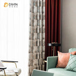 DIHIN HOME Fashion Printed Spliced Curtains，Blackout Grommet Window Curtain for Living Room ,52x63-inch,1 Panel Roman Shades Curtains Window Blinds custom curtains blackout curtains curtains for living room sheer curtains curtain fabric linen curtains kitchen curtains velvet curtains pinch pleat curtains bay window curtains outdoor curtains pleated curtains floral curtains dining room curtains kitchen valances drapes for bedroom patio curtains nursery curtains grommet curtains
