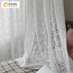 DIHIN HOME Fashion White Jacquard,Sheer Curtain, Grommet Window Curtain for Living Room ,52x63-inch,1 Panel Roman Shades Curtains Window Blinds custom curtains blackout curtains curtains for living room sheer curtains curtain fabric linen curtains kitchen curtains velvet curtains pinch pleat curtains bay window curtains outdoor curtains pleated curtains floral curtains dining room curtains kitchen valances drapes for bedroom patio curtains nursery curtains grommet curtains