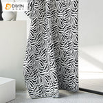 DIHIN HOME Fashion Zebra Pattern Jacquard,Blackout Grommet Window Curtain for Living Room ,52x63-inch,1 Panel Roman Shades Curtains Window Blinds custom curtains blackout curtains curtains for living room sheer curtains curtain fabric linen curtains kitchen curtains velvet curtains pinch pleat curtains bay window curtains outdoor curtains pleated curtains floral curtains dining room curtains kitchen valances drapes for bedroom patio curtains nursery curtains grommet curtains