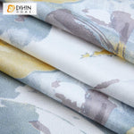 DIHIN HOME Flowers Grey Leaves Printed,Blackout Grommet Window Curtain for Living Room ,52x63-inch,1 Panel Roman Shades Curtains Window Blinds custom curtains blackout curtains curtains for living room sheer curtains curtain fabric linen curtains kitchen curtains velvet curtains pinch pleat curtains bay window curtains outdoor curtains pleated curtains floral curtains dining room curtains kitchen valances drapes for bedroom patio curtains nursery curtains grommet curtains
