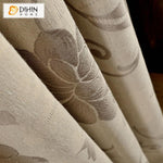 DIHIN HOME Flowers Like Lotus Leaf Embroidered,Blackout Grommet Window Curtain for Living Room ,52x63-inch,1 Panel Roman Shades Curtains Window Blinds custom curtains blackout curtains curtains for living room sheer curtains curtain fabric linen curtains kitchen curtains velvet curtains pinch pleat curtains bay window curtains outdoor curtains pleated curtains floral curtains dining room curtains kitchen valances drapes for bedroom patio curtains nursery curtains grommet curtains