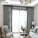 DIHIN HOME Flowers Purple Printed，Blackout Grommet Window Curtain for Living Room ,52x63-inch,1 Panel Roman Shades Curtains Window Blinds custom curtains blackout curtains curtains for living room sheer curtains curtain fabric linen curtains kitchen curtains velvet curtains pinch pleat curtains bay window curtains outdoor curtains pleated curtains floral curtains dining room curtains kitchen valances drapes for bedroom patio curtains nursery curtains grommet curtains