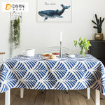 DIHIN HOME Garden Blue Ginkgo Printed Tablecloth For Rectangle Tables,Custom Washed Linen Tablecloth,Handmade Rectangle Table Cover Roman Shades Curtains Window Blinds custom curtains blackout curtains curtains for living room sheer curtains curtain fabric linen curtains kitchen curtains velvet curtains pinch pleat curtains bay window curtains outdoor curtains pleated curtains floral curtains dining room curtains kitchen valances drapes for bedroom patio curtains nursery curtains grommet curtains