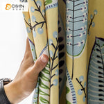 DIHIN HOME Garden Cotton Line Leaves Printed,Blackout Grommet Window Curtain for Living Room ,52x63-inch,1 Panel Roman Shades Curtains Window Blinds custom curtains blackout curtains curtains for living room sheer curtains curtain fabric linen curtains kitchen curtains velvet curtains pinch pleat curtains bay window curtains outdoor curtains pleated curtains floral curtains dining room curtains kitchen valances drapes for bedroom patio curtains nursery curtains grommet curtains