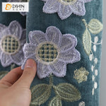DIHIN HOME Garden Embroidered Curtain,Blackout Curtains Grommet Window Curtain for Living Room ,52x90-inch,1 Panel Roman Shades Curtains Window Blinds custom curtains blackout curtains curtains for living room sheer curtains curtain fabric linen curtains kitchen curtains velvet curtains pinch pleat curtains bay window curtains outdoor curtains pleated curtains floral curtains dining room curtains kitchen valances drapes for bedroom patio curtains nursery curtains grommet curtains