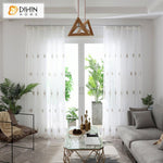 DIHIN HOME Garden Flowers Embroidered Sheer Curtain, Grommet Window Curtain for Living Room ,52x63-inch,1 Panel Roman Shades Curtains Window Blinds custom curtains blackout curtains curtains for living room sheer curtains curtain fabric linen curtains kitchen curtains velvet curtains pinch pleat curtains bay window curtains outdoor curtains pleated curtains floral curtains dining room curtains kitchen valances drapes for bedroom patio curtains nursery curtains grommet curtains