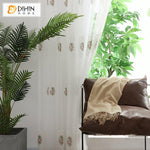 DIHIN HOME Garden Flowers Embroidered Sheer Curtain, Grommet Window Curtain for Living Room ,52x63-inch,1 Panel Roman Shades Curtains Window Blinds custom curtains blackout curtains curtains for living room sheer curtains curtain fabric linen curtains kitchen curtains velvet curtains pinch pleat curtains bay window curtains outdoor curtains pleated curtains floral curtains dining room curtains kitchen valances drapes for bedroom patio curtains nursery curtains grommet curtains