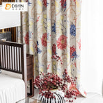 DIHIN HOME Garden Flowers Printed,Blackout Grommet Window Curtain for Living Room,1 Panel Roman Shades Curtains Window Blinds custom curtains blackout curtains curtains for living room sheer curtains curtain fabric linen curtains kitchen curtains velvet curtains pinch pleat curtains bay window curtains outdoor curtains pleated curtains floral curtains dining room curtains kitchen valances drapes for bedroom patio curtains nursery curtains grommet curtains