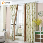 DIHIN HOME Garden Flowers Printed,Blackout Grommet Window Curtain for Living Room ,52x63-inch,1 Panel Roman Shades Curtains Window Blinds custom curtains blackout curtains curtains for living room sheer curtains curtain fabric linen curtains kitchen curtains velvet curtains pinch pleat curtains bay window curtains outdoor curtains pleated curtains floral curtains dining room curtains kitchen valances drapes for bedroom patio curtains nursery curtains grommet curtains