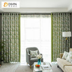 DIHIN HOME Garden Green Color Spliced Curtains，Blackout Grommet Window Curtain for Living Room ,52x63-inch,1 Panel Roman Shades Curtains Window Blinds custom curtains blackout curtains curtains for living room sheer curtains curtain fabric linen curtains kitchen curtains velvet curtains pinch pleat curtains bay window curtains outdoor curtains pleated curtains floral curtains dining room curtains kitchen valances drapes for bedroom patio curtains nursery curtains grommet curtains