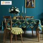 DIHIN HOME Garden Green Leaves Printed Tablecloth For Rectangle Tables,Custom Washed Linen Tablecloth,Handmade Rectangle Table Cover Roman Shades Curtains Window Blinds custom curtains blackout curtains curtains for living room sheer curtains curtain fabric linen curtains kitchen curtains velvet curtains pinch pleat curtains bay window curtains outdoor curtains pleated curtains floral curtains dining room curtains kitchen valances drapes for bedroom patio curtains nursery curtains grommet curtains