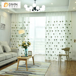 DIHIN HOME Garden Green Trees Emboridered,Sheer Curtain, Grommet Window Curtain for Living Room ,52x63-inch,1 Panel Roman Shades Curtains Window Blinds custom curtains blackout curtains curtains for living room sheer curtains curtain fabric linen curtains kitchen curtains velvet curtains pinch pleat curtains bay window curtains outdoor curtains pleated curtains floral curtains dining room curtains kitchen valances drapes for bedroom patio curtains nursery curtains grommet curtains