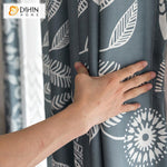 DIHIN HOME Garden Grey Color Printed Curtains ,Blackout Grommet Window Curtain for Living Room ,52x63-inch,1 Panel Roman Shades Curtains Window Blinds custom curtains blackout curtains curtains for living room sheer curtains curtain fabric linen curtains kitchen curtains velvet curtains pinch pleat curtains bay window curtains outdoor curtains pleated curtains floral curtains dining room curtains kitchen valances drapes for bedroom patio curtains nursery curtains grommet curtains