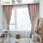 DIHIN HOME Garden Grey Pink Fabric Colorful Flowers Printed,Blackout Grommet Window Curtain for Living Room ,52x63-inch,1 Panel Roman Shades Curtains Window Blinds custom curtains blackout curtains curtains for living room sheer curtains curtain fabric linen curtains kitchen curtains velvet curtains pinch pleat curtains bay window curtains outdoor curtains pleated curtains floral curtains dining room curtains kitchen valances drapes for bedroom patio curtains nursery curtains grommet curtains