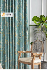 DIHIN HOME Garden High Precision Leaves Printed Curtain,Blackout Grommet Window Curtain for Living Room,1 Panel Roman Shades Curtains Window Blinds custom curtains blackout curtains curtains for living room sheer curtains curtain fabric linen curtains kitchen curtains velvet curtains pinch pleat curtains bay window curtains outdoor curtains pleated curtains floral curtains dining room curtains kitchen valances drapes for bedroom patio curtains nursery curtains grommet curtains