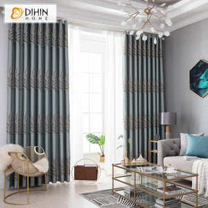 DIHIN HOME Garden High Quality Jacquard Curtains，Blackout Grommet Window Curtain for Living Room ,52x63-inch,1 Panel Roman Shades Curtains Window Blinds custom curtains blackout curtains curtains for living room sheer curtains curtain fabric linen curtains kitchen curtains velvet curtains pinch pleat curtains bay window curtains outdoor curtains pleated curtains floral curtains dining room curtains kitchen valances drapes for bedroom patio curtains nursery curtains grommet curtains