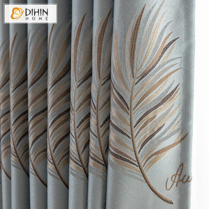 DIHIN HOME Garden High Quality Jacquard Curtains，Blackout Grommet Window Curtain for Living Room ,52x63-inch,1 Panel Roman Shades Curtains Window Blinds custom curtains blackout curtains curtains for living room sheer curtains curtain fabric linen curtains kitchen curtains velvet curtains pinch pleat curtains bay window curtains outdoor curtains pleated curtains floral curtains dining room curtains kitchen valances drapes for bedroom patio curtains nursery curtains grommet curtains