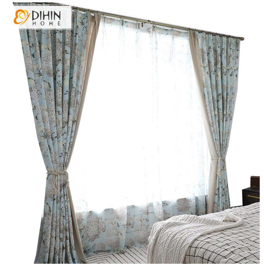 DIHIN HOME Garden High Quality Spliced Curtains,Blackout Grommet Window Curtain for Living Room ,52x63-inch,1 Panel Roman Shades Curtains Window Blinds custom curtains blackout curtains curtains for living room sheer curtains curtain fabric linen curtains kitchen curtains velvet curtains pinch pleat curtains bay window curtains outdoor curtains pleated curtains floral curtains dining room curtains kitchen valances drapes for bedroom patio curtains nursery curtains grommet curtains