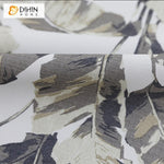 DIHIN HOME Garden Leaf Printed Curtains，Blackout Grommet Window Curtain for Living Room ,52x63-inch,1 Panel Roman Shades Curtains Window Blinds custom curtains blackout curtains curtains for living room sheer curtains curtain fabric linen curtains kitchen curtains velvet curtains pinch pleat curtains bay window curtains outdoor curtains pleated curtains floral curtains dining room curtains kitchen valances drapes for bedroom patio curtains nursery curtains grommet curtains
