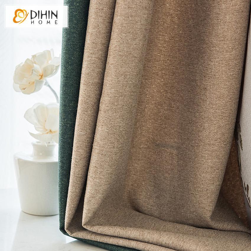 DIHIN HOME Garden Leaves Printed Spliced Curtains，Blackout Grommet Window Curtain for Living Room ,52x63-inch,1 Panel Roman Shades Curtains Window Blinds custom curtains blackout curtains curtains for living room sheer curtains curtain fabric linen curtains kitchen curtains velvet curtains pinch pleat curtains bay window curtains outdoor curtains pleated curtains floral curtains dining room curtains kitchen valances drapes for bedroom patio curtains nursery curtains grommet curtains