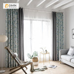DIHIN HOME Garden Leaves Spliced Curtains，Blackout Grommet Window Curtain for Living Room ,52x63-inch,1 Panel Roman Shades Curtains Window Blinds custom curtains blackout curtains curtains for living room sheer curtains curtain fabric linen curtains kitchen curtains velvet curtains pinch pleat curtains bay window curtains outdoor curtains pleated curtains floral curtains dining room curtains kitchen valances drapes for bedroom patio curtains nursery curtains grommet curtains