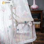 DIHIN HOME Garden Pink Color Embroidered Curtain,Blackout Curtains Grommet Window Curtain for Living Room ,52x63-inch,1 Panel Roman Shades Curtains Window Blinds custom curtains blackout curtains curtains for living room sheer curtains curtain fabric linen curtains kitchen curtains velvet curtains pinch pleat curtains bay window curtains outdoor curtains pleated curtains floral curtains dining room curtains kitchen valances drapes for bedroom patio curtains nursery curtains grommet curtains