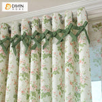 DIHIN HOME Garden Small Flowers Cotton Linen Printed,Blackout Grommet Window Curtain for Living Room ,52x63-inch,1 Panel Roman Shades Curtains Window Blinds custom curtains blackout curtains curtains for living room sheer curtains curtain fabric linen curtains kitchen curtains velvet curtains pinch pleat curtains bay window curtains outdoor curtains pleated curtains floral curtains dining room curtains kitchen valances drapes for bedroom patio curtains nursery curtains grommet curtains