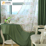 DIHIN HOME Garden Small Flowers Cotton Linen Printed,Blackout Grommet Window Curtain for Living Room ,52x63-inch,1 Panel Roman Shades Curtains Window Blinds custom curtains blackout curtains curtains for living room sheer curtains curtain fabric linen curtains kitchen curtains velvet curtains pinch pleat curtains bay window curtains outdoor curtains pleated curtains floral curtains dining room curtains kitchen valances drapes for bedroom patio curtains nursery curtains grommet curtains
