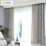 DIHIN HOME Garden Spliced Curtains，Blackout Grommet Window Curtain for Living Room ,52x63-inch,1 Panel Roman Shades Curtains Window Blinds custom curtains blackout curtains curtains for living room sheer curtains curtain fabric linen curtains kitchen curtains velvet curtains pinch pleat curtains bay window curtains outdoor curtains pleated curtains floral curtains dining room curtains kitchen valances drapes for bedroom patio curtains nursery curtains grommet curtains