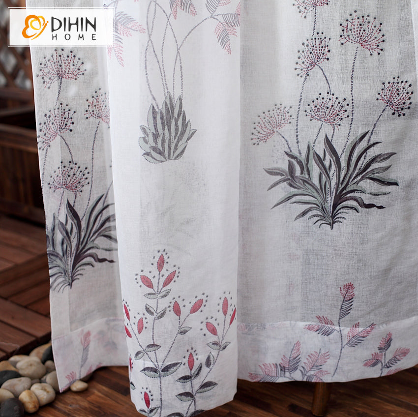 DIHIN HOME Garden Water Grass Printed Curtains,Blackout Grommet Window Curtain for Living Room ,52x63-inch,1 Panel Roman Shades Curtains Window Blinds custom curtains blackout curtains curtains for living room sheer curtains curtain fabric linen curtains kitchen curtains velvet curtains pinch pleat curtains bay window curtains outdoor curtains pleated curtains floral curtains dining room curtains kitchen valances drapes for bedroom patio curtains nursery curtains grommet curtains