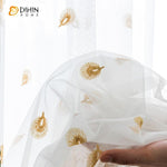 DIHIN HOME Golden Peacock Embroidered,Blackout Grommet Window Curtain for Living Room ,52x63-inch,1 Panel Roman Shades Curtains Window Blinds custom curtains blackout curtains curtains for living room sheer curtains curtain fabric linen curtains kitchen curtains velvet curtains pinch pleat curtains bay window curtains outdoor curtains pleated curtains floral curtains dining room curtains kitchen valances drapes for bedroom patio curtains nursery curtains grommet curtains
