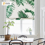 DIHIN HOME Green and White Plants Printed Roman Shades ,Easy Install Washable Curtains ,Customized Window Curtain Drape, 24"W X 64"H Roman Shades Curtains Window Blinds custom curtains blackout curtains curtains for living room sheer curtains curtain fabric linen curtains kitchen curtains velvet curtains pinch pleat curtains bay window curtains outdoor curtains pleated curtains floral curtains dining room curtains kitchen valances drapes for bedroom patio curtains nursery curtains grommet curtains