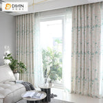 DIHIN HOME Green Color Printed Floral Curtains ,Blackout Grommet Window Curtain for Living Room ,52x63-inch,1 Panel Roman Shades Curtains Window Blinds custom curtains blackout curtains curtains for living room sheer curtains curtain fabric linen curtains kitchen curtains velvet curtains pinch pleat curtains bay window curtains outdoor curtains pleated curtains floral curtains dining room curtains kitchen valances drapes for bedroom patio curtains nursery curtains grommet curtains