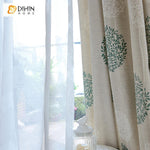 DIHIN HOME Green Dandelion Printed,Blackout Grommet Window Curtain for Living Room ,52x63-inch,1 Panel Roman Shades Curtains Window Blinds custom curtains blackout curtains curtains for living room sheer curtains curtain fabric linen curtains kitchen curtains velvet curtains pinch pleat curtains bay window curtains outdoor curtains pleated curtains floral curtains dining room curtains kitchen valances drapes for bedroom patio curtains nursery curtains grommet curtains